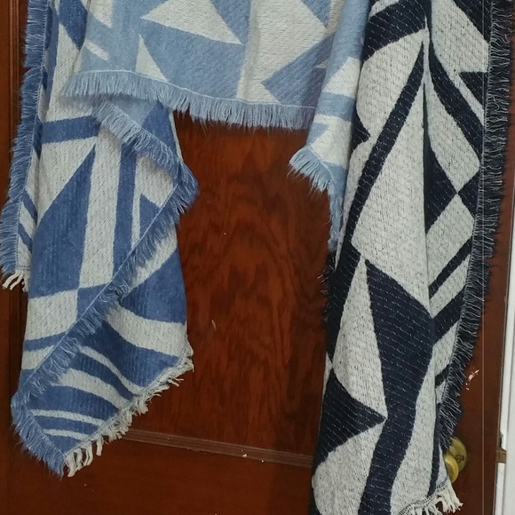 American Eagle Outfitters Aerie Scarf Blue - Picture 4 of 5